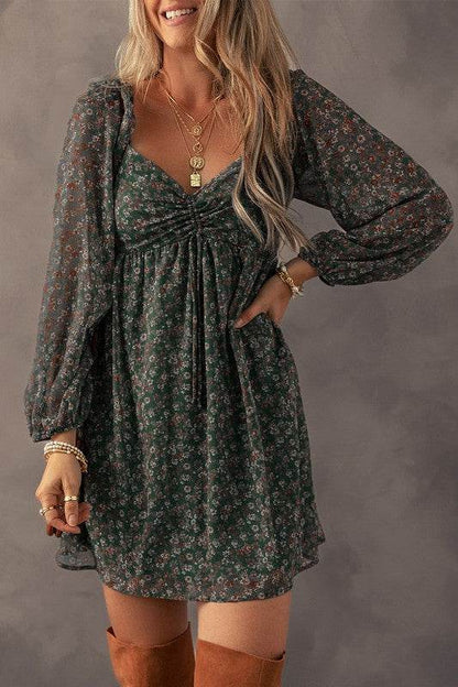 Women Sweetheart Neck Shirred Back Mini Dress - Shop Style & More | Fresh Looks, Everyday Deals & Free Shipping