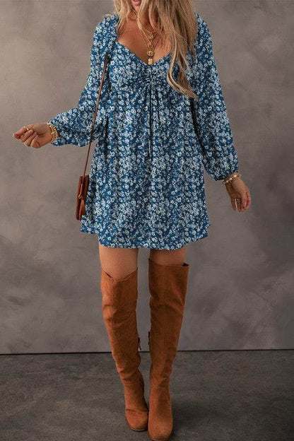 Women Sweetheart Neck Shirred Back Mini Dress - Shop Style & More | Fresh Looks, Everyday Deals & Free Shipping