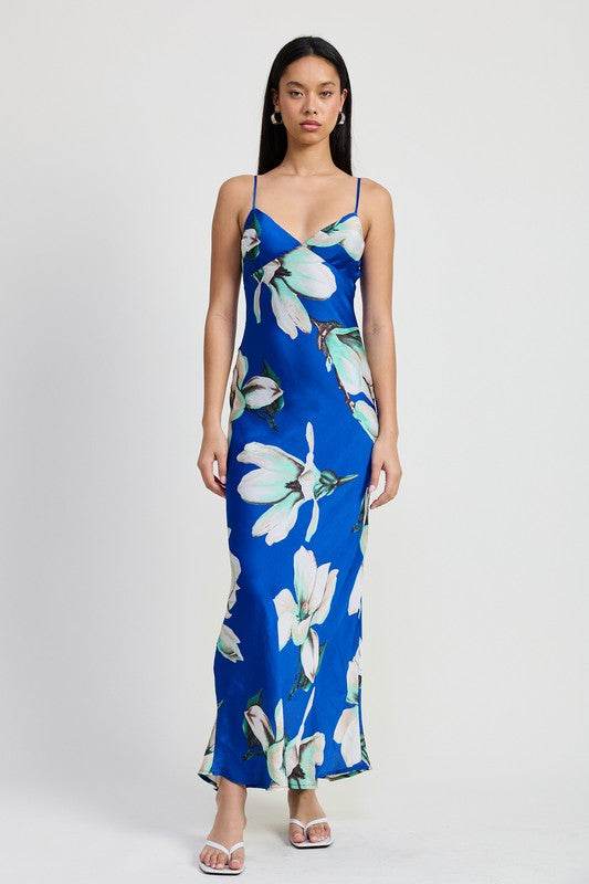 FLORAL BIAS MAXI DRESS - Shop Style & More | Fresh Looks, Everyday Deals & Free Shipping