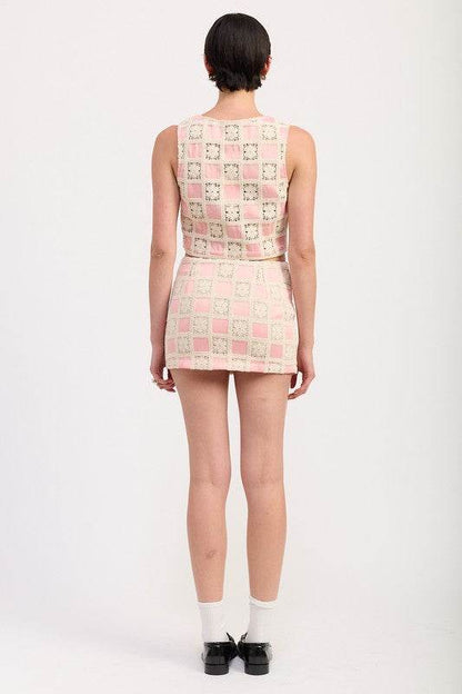 MINI JACQUARD SKIRT - Shop Style & More | Fresh Looks, Everyday Deals & Free Shipping
