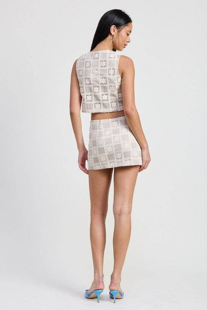 MINI JACQUARD SKIRT - Shop Style & More | Fresh Looks, Everyday Deals & Free Shipping