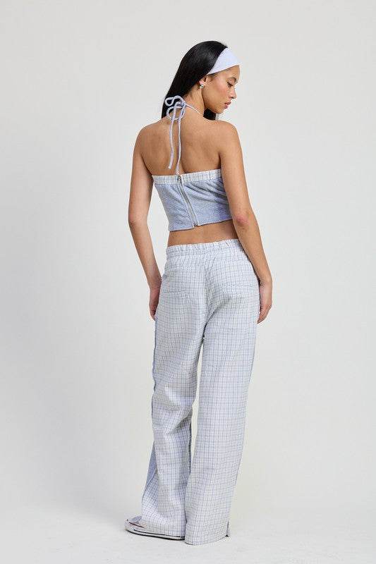 DOUBLE WAIST STRAIGHT LEG PANTS - Shop Style & More | Fresh Looks, Everyday Deals & Free Shipping