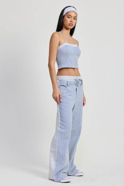 DOUBLE WAIST STRAIGHT LEG PANTS - Shop Style & More | Fresh Looks, Everyday Deals & Free Shipping
