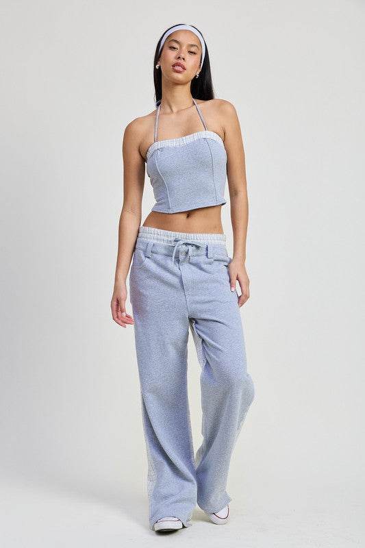 DOUBLE WAIST STRAIGHT LEG PANTS - Shop Style & More | Fresh Looks, Everyday Deals & Free Shipping