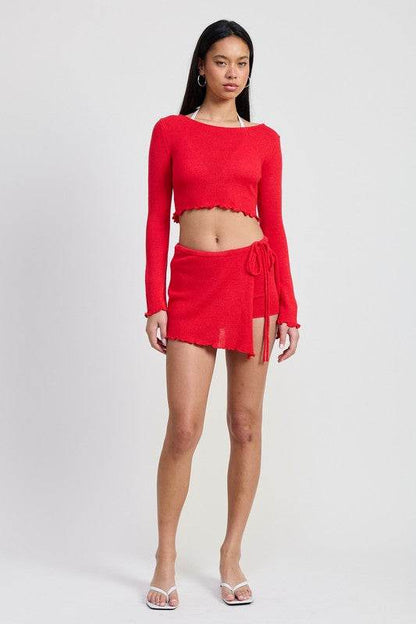 MINI WRAP SKORT - Shop Style & More | Fresh Looks, Everyday Deals & Free Shipping