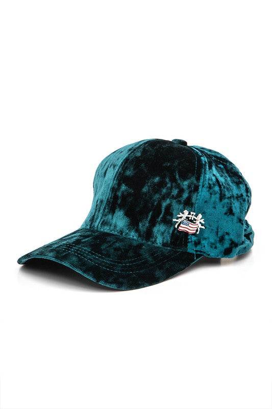 American Flag Angel Pin Tag Velour Cap - Shop Style & More | Fresh Looks, Everyday Deals & Free Shipping