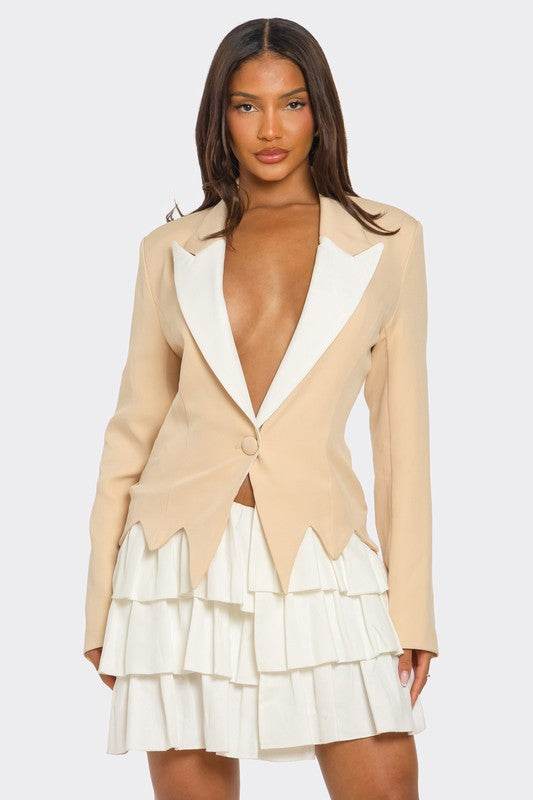 Two-Tone Blazer Dress - Shop Style & More | Fresh Looks, Everyday Deals & Free Shipping