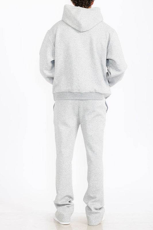 Mens Solid Fleece Flare Stacked SET - Shop Style & More | Fresh Looks, Everyday Deals & Free Shipping