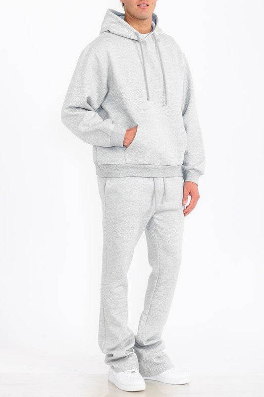 Mens Solid Fleece Flare Stacked SET - Shop Style & More | Fresh Looks, Everyday Deals & Free Shipping