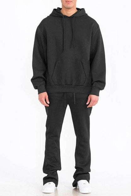 Mens Solid Fleece Flare Stacked SET - Shop Style & More | Fresh Looks, Everyday Deals & Free Shipping