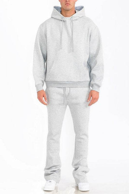 Mens Solid Fleece Flare Stacked SET - Shop Style & More | Fresh Looks, Everyday Deals & Free Shipping