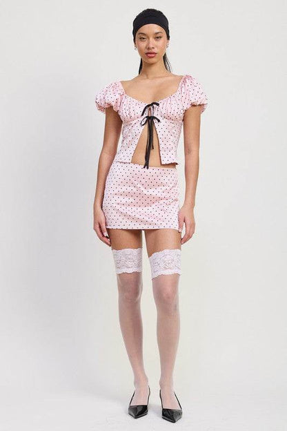 MINI POLKA DOT SKORT - Shop Style & More | Fresh Looks, Everyday Deals & Free Shipping