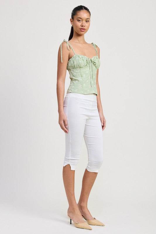 BUSTIER TOP WITH SHOULDER TIES - Shop Style & More | Fresh Looks, Everyday Deals & Free Shipping