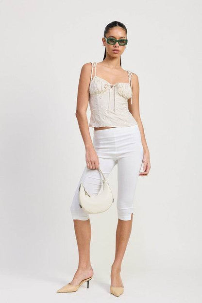 BUSTIER TOP WITH SHOULDER TIES - Shop Style & More | Fresh Looks, Everyday Deals & Free Shipping