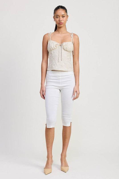 BUSTIER TOP WITH SHOULDER TIES - Shop Style & More | Fresh Looks, Everyday Deals & Free Shipping