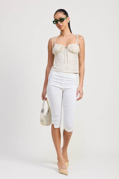 BUSTIER TOP WITH SHOULDER TIES - Shop Style & More | Fresh Looks, Everyday Deals & Free Shipping