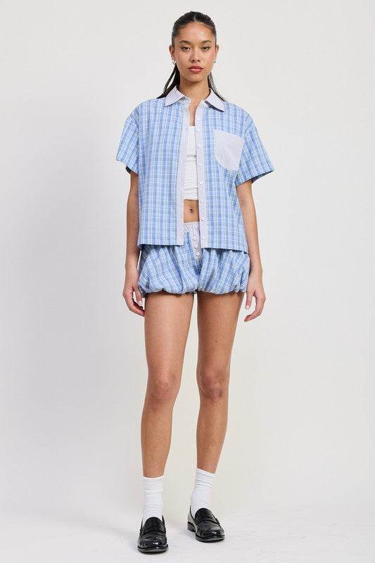 MIX MEDIA OVERSIZED SHIRT - Shop Style & More | Fresh Looks, Everyday Deals & Free Shipping