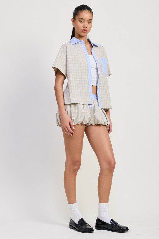 MIX MEDIA OVERSIZED SHIRT - Shop Style & More | Fresh Looks, Everyday Deals & Free Shipping