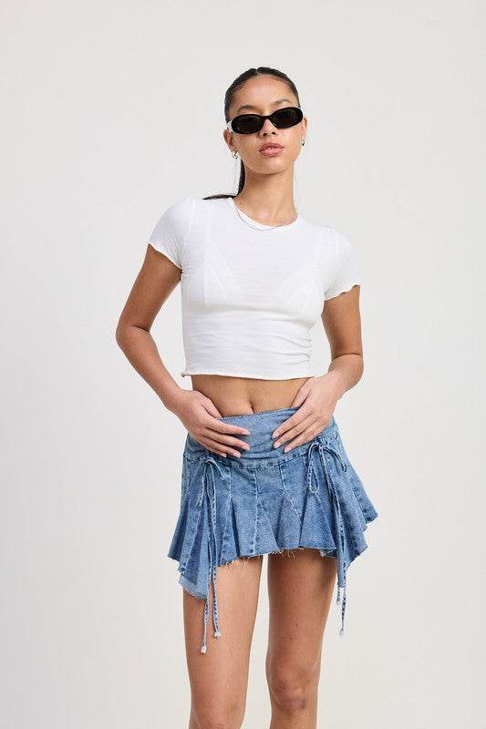 RUFFLE MINI SKIRT - Shop Style & More | Fresh Looks, Everyday Deals & Free Shipping