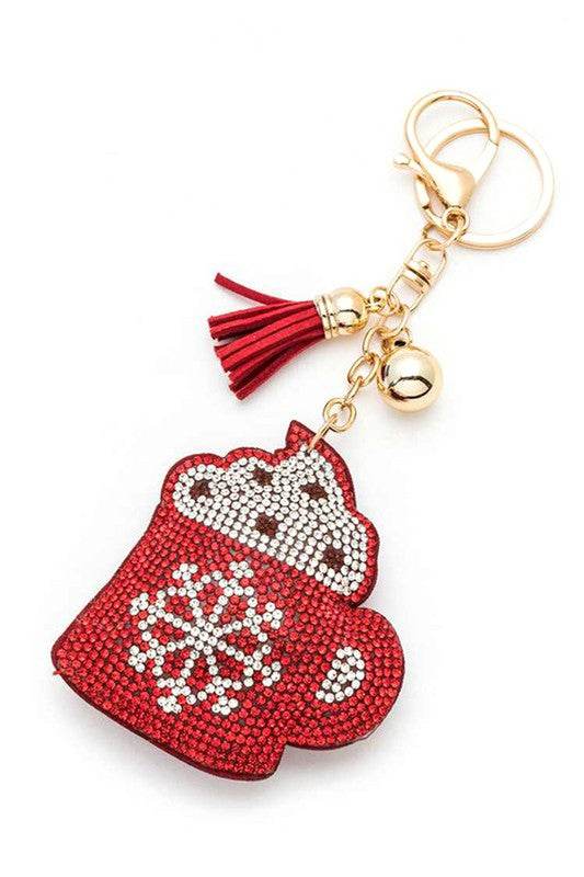 Crystal Christmas Hot Coco Pillow Key Chain - Shop Style & More | Fresh Looks, Everyday Deals & Free Shipping