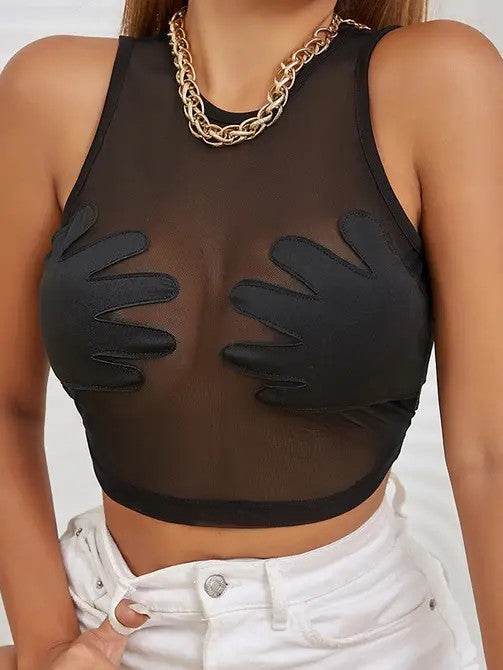 Mesh Crop top  - Shop Style & More | Fresh Looks, Everyday Deals & Free Shipping