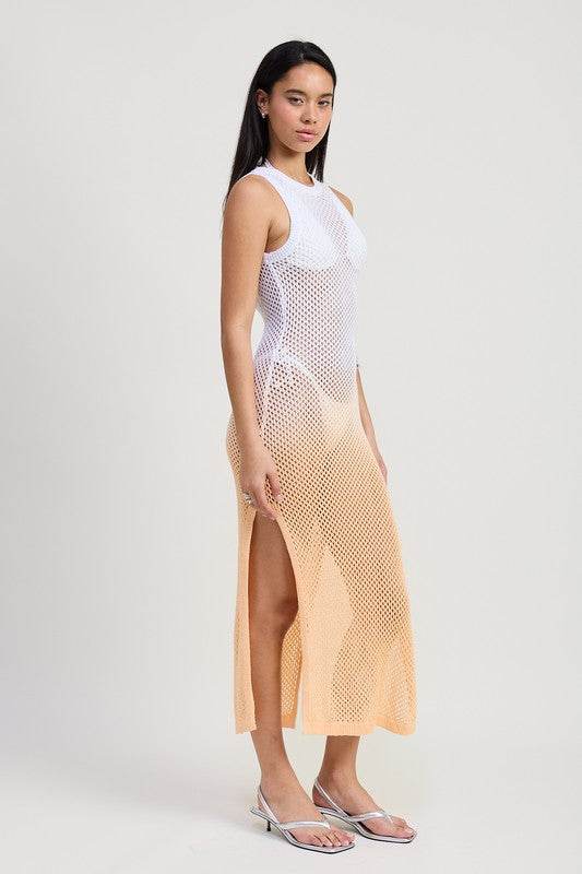 CROCHET MAXI DRESS WITH OPEN BACK - Shop Style & More | Fresh Looks, Everyday Deals & Free Shipping