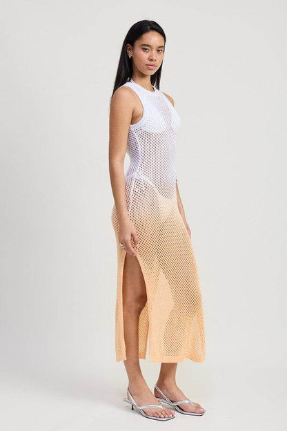 CROCHET MAXI DRESS WITH OPEN BACK - Shop Style & More | Fresh Looks, Everyday Deals & Free Shipping
