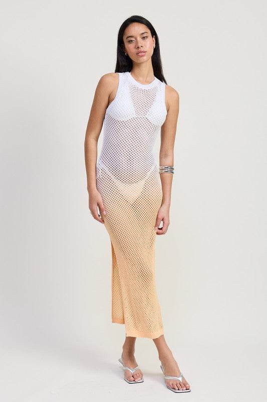 CROCHET MAXI DRESS WITH OPEN BACK - Shop Style & More | Fresh Looks, Everyday Deals & Free Shipping