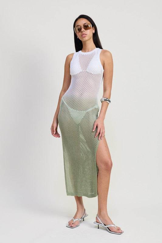 CROCHET MAXI DRESS WITH OPEN BACK - Shop Style & More | Fresh Looks, Everyday Deals & Free Shipping