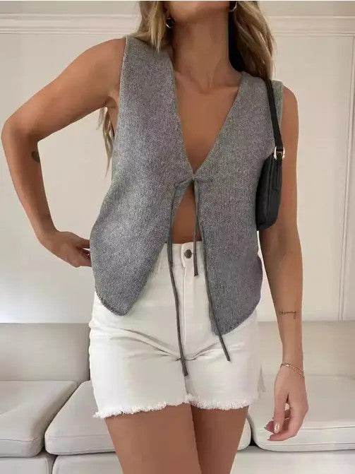 Tie front tank top - Shop Style & More | Fresh Looks, Everyday Deals & Free Shipping