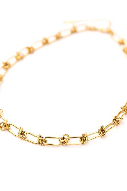 18K STAINLESS STEEL BARBED WIRE CHAIN NECKLACE - Shop Style & More | Fresh Looks, Everyday Deals & Free Shipping