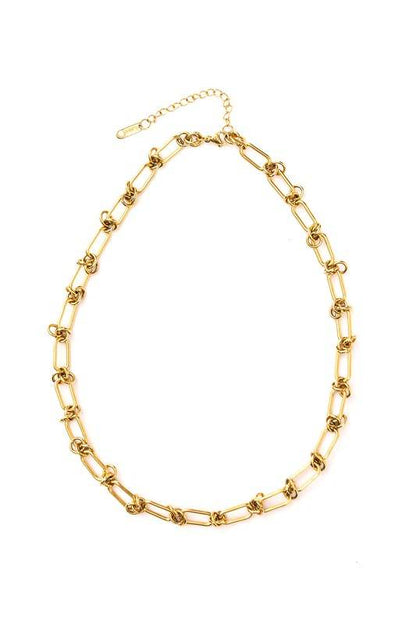 18K STAINLESS STEEL BARBED WIRE CHAIN NECKLACE - Shop Style & More | Fresh Looks, Everyday Deals & Free Shipping