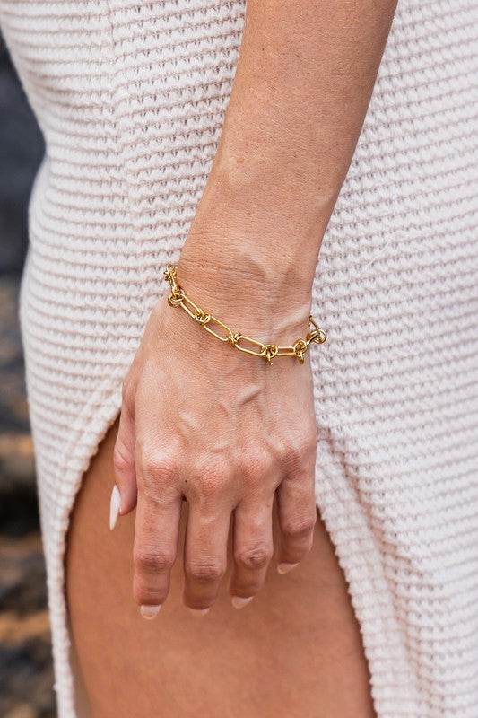 18K STAINLESS STEEL BARBED WIRE CHAIN BRACELET - Shop Style & More | Fresh Looks, Everyday Deals & Free Shipping