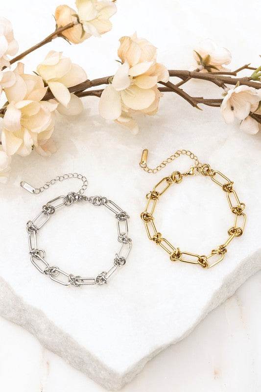 18K STAINLESS STEEL BARBED WIRE CHAIN BRACELET - Shop Style & More | Fresh Looks, Everyday Deals & Free Shipping