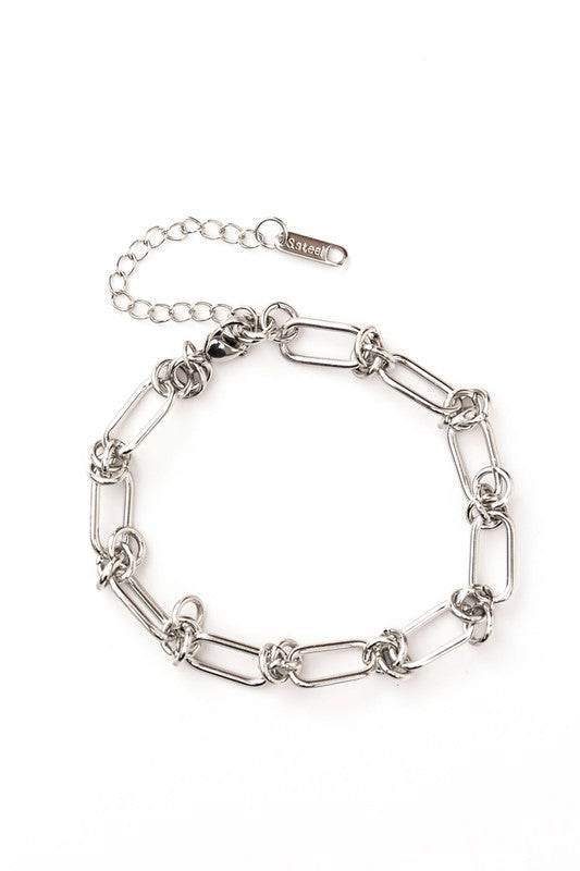 18K STAINLESS STEEL BARBED WIRE CHAIN BRACELET - Shop Style & More | Fresh Looks, Everyday Deals & Free Shipping