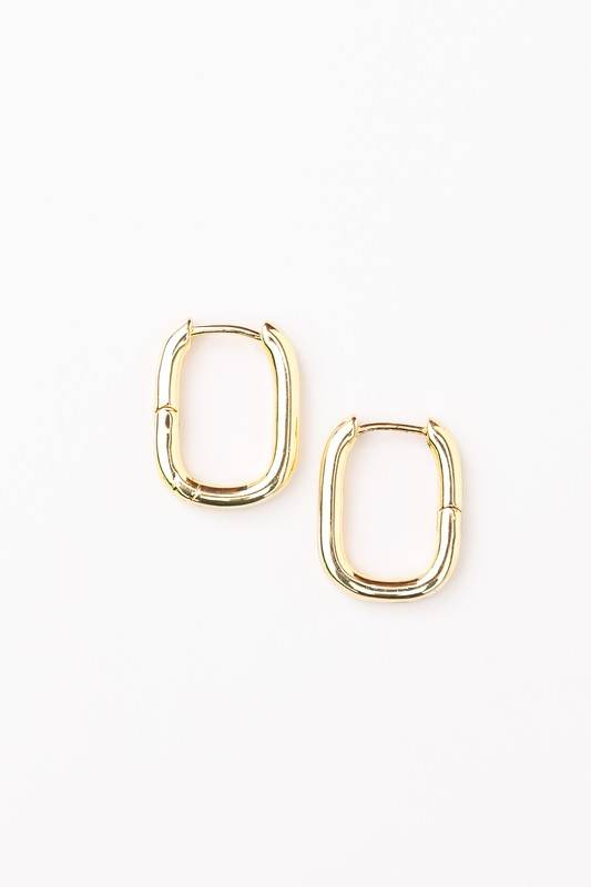 14K STAINLESS STEEL EVERYDAY HUGGIE EARRINGS - Shop Style & More | Fresh Looks, Everyday Deals & Free Shipping