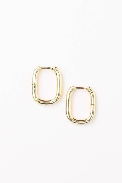 14K STAINLESS STEEL EVERYDAY HUGGIE EARRINGS - Shop Style & More | Fresh Looks, Everyday Deals & Free Shipping