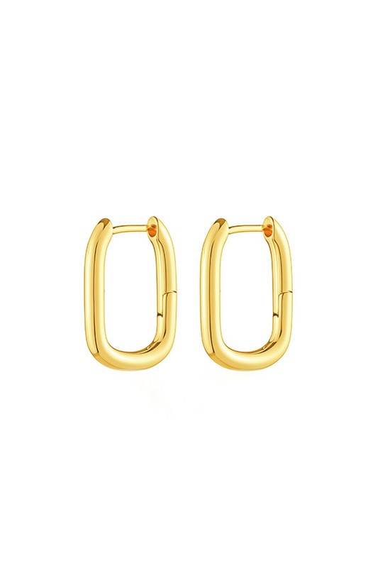 14K STAINLESS STEEL EVERYDAY HUGGIE EARRINGS - Shop Style & More | Fresh Looks, Everyday Deals & Free Shipping