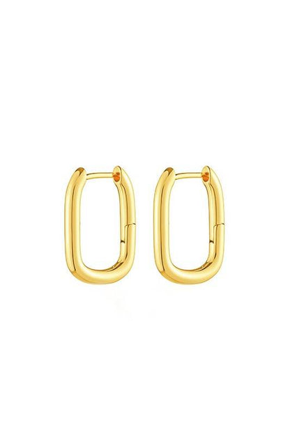14K STAINLESS STEEL EVERYDAY HUGGIE EARRINGS - Shop Style & More | Fresh Looks, Everyday Deals & Free Shipping