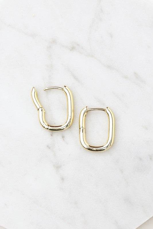 14K STAINLESS STEEL EVERYDAY HUGGIE EARRINGS - Shop Style & More | Fresh Looks, Everyday Deals & Free Shipping