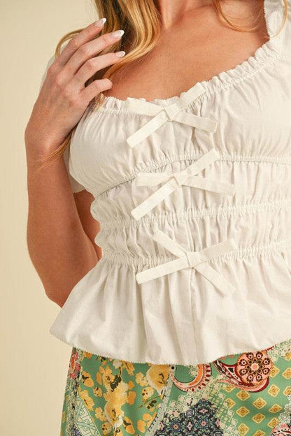 Petra Bow Top - Shop Style & More | Fresh Looks, Everyday Deals & Free Shipping