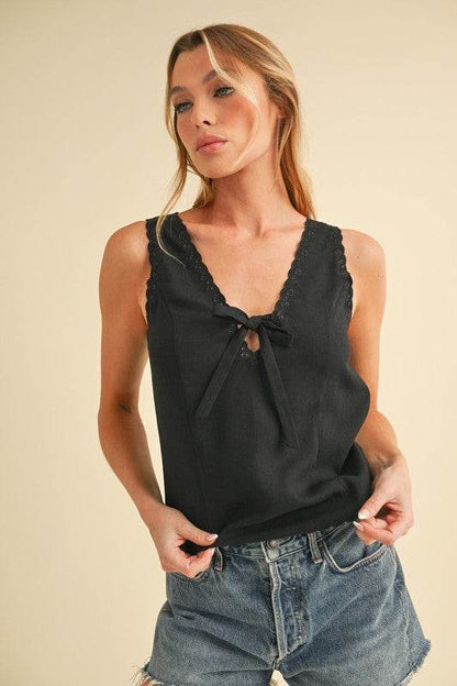 Karis Eyelet Tank - Shop Style & More | Fresh Looks, Everyday Deals & Free Shipping