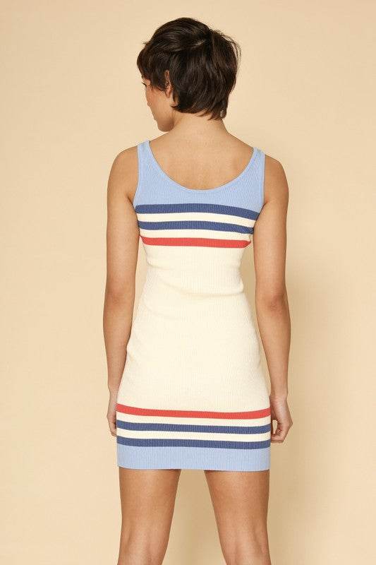 Retro striped knit tank dress - Shop Style & More | Fresh Looks, Everyday Deals & Free Shipping