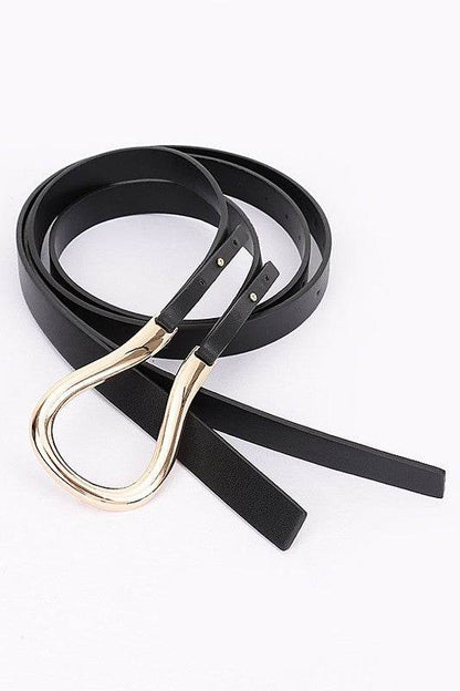 Polished Buckle Faux Leather Belt - Shop Style & More | Fresh Looks, Everyday Deals & Free Shipping