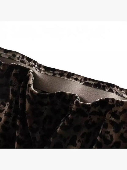 Velvet leopard midi skirt - Shop Style & More | Fresh Looks, Everyday Deals & Free Shipping