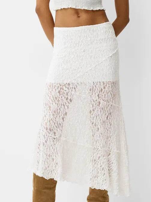 Lace Midi Skirt - Shop Style & More | Fresh Looks, Everyday Deals & Free Shipping