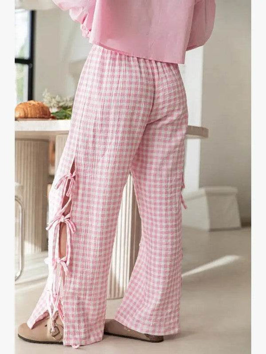 Side Bow Tie Pants - Shop Style & More | Fresh Looks, Everyday Deals & Free Shipping