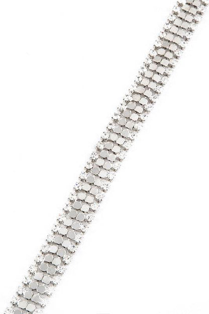 Buckle Rhinestone Mesh Belt - Shop Style & More | Fresh Looks, Everyday Deals & Free Shipping