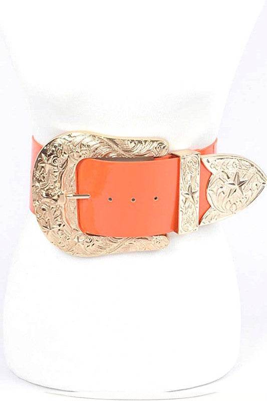 Plus Size Iconic Buckle Statement Patent Belt - Shop Style & More | Fresh Looks, Everyday Deals & Free Shipping