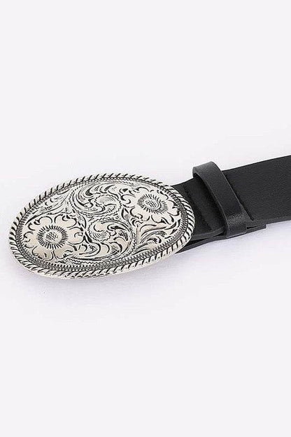 Engraved Western Buckle Fashion Belt - Shop Style & More | Fresh Looks, Everyday Deals & Free Shipping